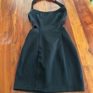 Black Dress with criss cross back